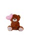4740 Sk Plush Bear with Heart Balloon 40cm 2R