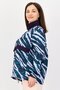 Women Sportswear Fit Camouflage Half Zip Sweatshirt, Multicolor - 3