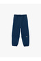 Oversized Jogger Sweatpants with Raised Cotton Waistband and Elastic Waist