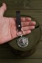 Odins Warrior Design Real Leather Keychain Black Genuine Leather Keychain Fashion Keychain - 2
