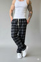 Unisex Premium Plaid Pattern Pajama Pants Comfortable Unisex Oversize Sweatpants - 6