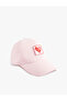Cotton Heart Appliqué Cap Hat