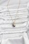 Golden Steel Chain with Zircon Night Women's Necklace for Elegant Necks