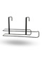 Cover-Top Black Paper Towel Holder for Office Home Office Organization