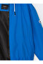 معطف XSIDE Blue Comfortable Fit بغطاء رأس للرجال متوسط ​​السمك - 8