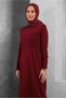 HAIR KNITTED PATTERNED KNITWEAR DRESS 42015 - 2