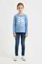 Bluza cu guler rotund
