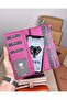 Genuine Leather Zippered Magnetic Multi-Compartment Women's Wallet 2133