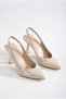 Élise Series Women's Pointed-Toe High-Heeled Slingback Shoes - 6