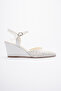 Weyratwo Wedding Dress Padded Sandals Heel Height 8 cm - 2