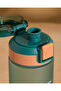 Green Flip Top Frosted Water Bottle (900ml) - 2