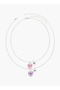 Butterfly Pendant Necklace with Lobster Clasp Closure - Set of 2