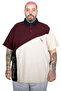 Mode XL Large Size Men's Parted Polo Collar T-Shirt 25314 Mürdüm