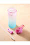 Pink And Blue Flip Top Ombre Water Bottle (2000ml) - 4