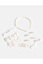 Girls White Hair Band Set