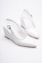 Veyra Wedge Heel Stylish Daily Wear Dress Shoes Heel Height 8 cm