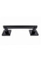 Black Pull Handle with Square Badge 20 cm Modern Design Durable Metal Door Cabinet Handle Stylish Appearance - 2