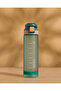 Green Flip Top Frosted Water Bottle (900ml)