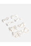 Girls White Hair Band Set - 4
