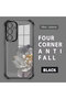 Samsung Galaxy A55 Compatible, Peony Flower Patterned Four-Corner Impact Protection Phone Case - 2