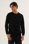 Crew Neck Basic Sweatshirt - 2