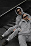 Unisex Winter Oversized Elastic Hooded Track Suit Suitable for Loved Ones (Single)