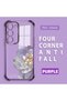 Samsung Galaxy S23 Compatible, Peony Flower Patterned Four-Corner Impact Protection Phone Case - 2