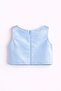 Girl's Baby Blue Crop Party, Special Day, Birthday Combination Bustier - 2