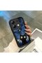 Redmi Note 13 Compatible Silicone Material Shockproof Black Color Case Cat Pattern