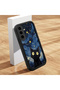 Samsung Galaxy A36 Compatible Silicone Material Shockproof Black Color Case Cat Pattern - 3