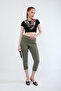 Women's Stretchy Waist Lycra Elastic Jean Trousers - 2