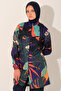 Mira Patterned Hijab Swimsuit - Alf26212 - 5