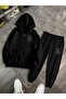 Children's Printed Zippered Jacket and Sweatpants Set