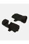 Black Plain Black Gym Gloves