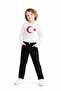 Men's Moonphase Printed Long-Sleeved T-Shirt and Pants - 4