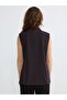 Double-Breasted Collar Striped Women's Classic Vest - 4