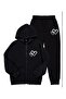 Children's Printed Zippered Jacket and Sweatpants Set