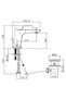 Mac Basin Mixer (DJFK-2291-0) - Stylish Black Brass Body Faucet for Modern Bathroom - 2