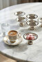 Set of 6 Silver Color Metal Round Turkish Delight Bowls and Presentation Bowls - 4