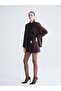 Alita City with a Difference in Color, Lcw Vision Brown Polyviscon Plain Mini Women's Shorts Skirt - 6