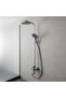 Charming Rain Shower Panel, 3 Function Stainless Steel/Brass Column Set