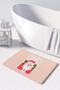 End of Series Cute Designed Christmas Microfiber Non-Slip Base Machine Washable Bath Mat 60 X - 2