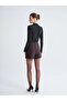 Alita City with a Difference in Color, Lcw Vision Brown Polyviscon Plain Mini Women's Shorts Skirt - 5
