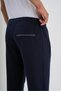 Navy Blue Seasonal Men's Sweatpants Comfortable Fit Straight Leg with Zipper Pockets - 6