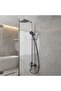 Charming Rain Shower Panel, 3 Function Stainless Steel/Brass Column Set - 5