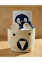 Navy And White Penguin Print Bucket Gift Set (7 Piece)