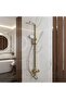 Charming Rain Shower Panel, 3 Function Stainless Steel/Brass Square Column Set - 6