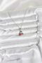 316L Steel Chain Silver Color Pine Tree Model Zircon Stone Christmas Themed Women's Necklace - 2