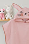 Baby Poncho Bath and Beach Towel 100% Cotton with Hood and Embroidered Figures - Bunny A.Pudra - 3
