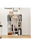 Geometric Bookshelf, 7-Cube Freestanding Storage Bookcase Cabinet with Anti-Toppling Device, - 2